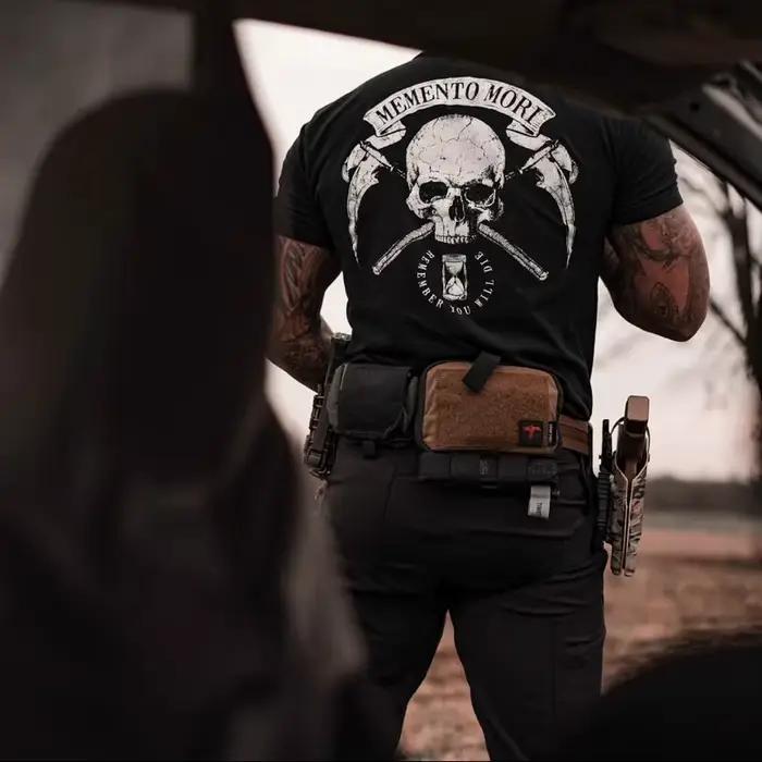 T-shirt Memento Mori pour hommes et femmes