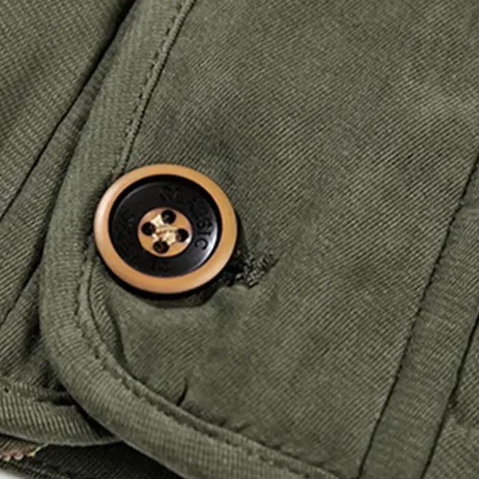 Épais chaud hommes rembourré parkas coton veste