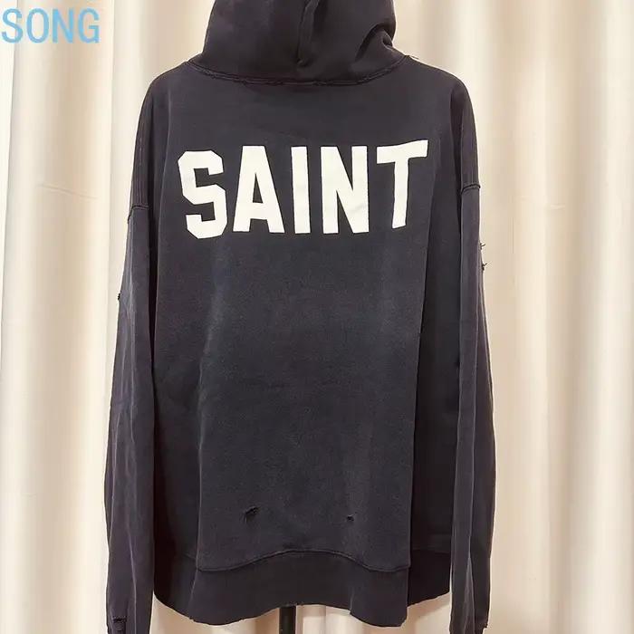 Nouvel arrivage : Sweat à capuche Saint Orange et Noir de haute qualité