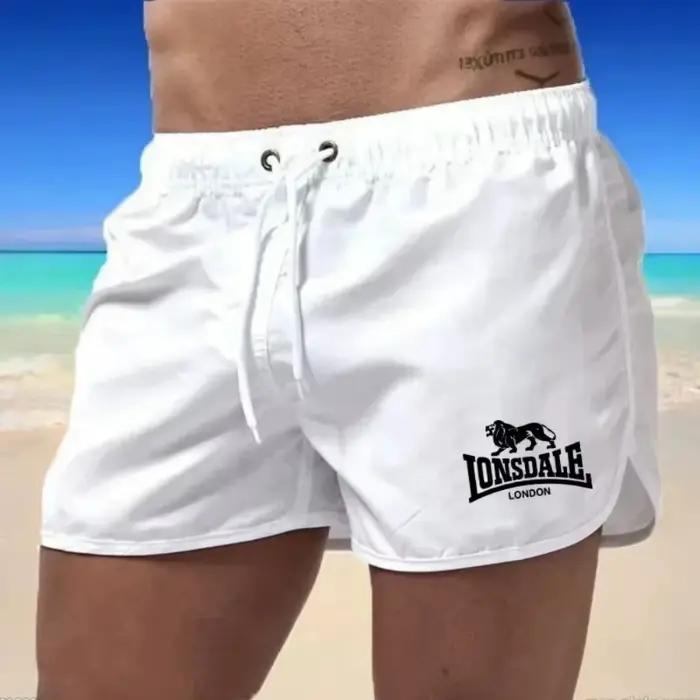 Shorts de plage imprimés pour hommes Lonsdale