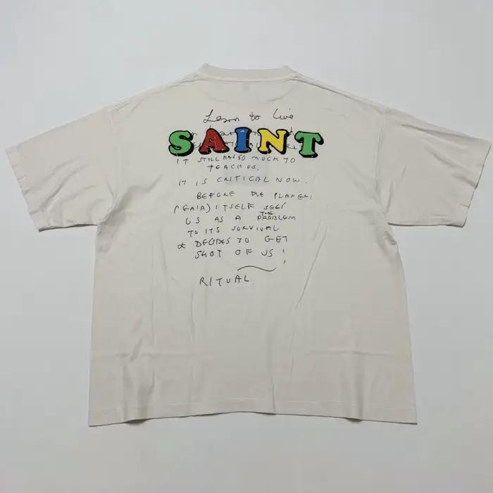 T-shirt surdimensionné Saint Everything Begins With E pour hommes et femmes