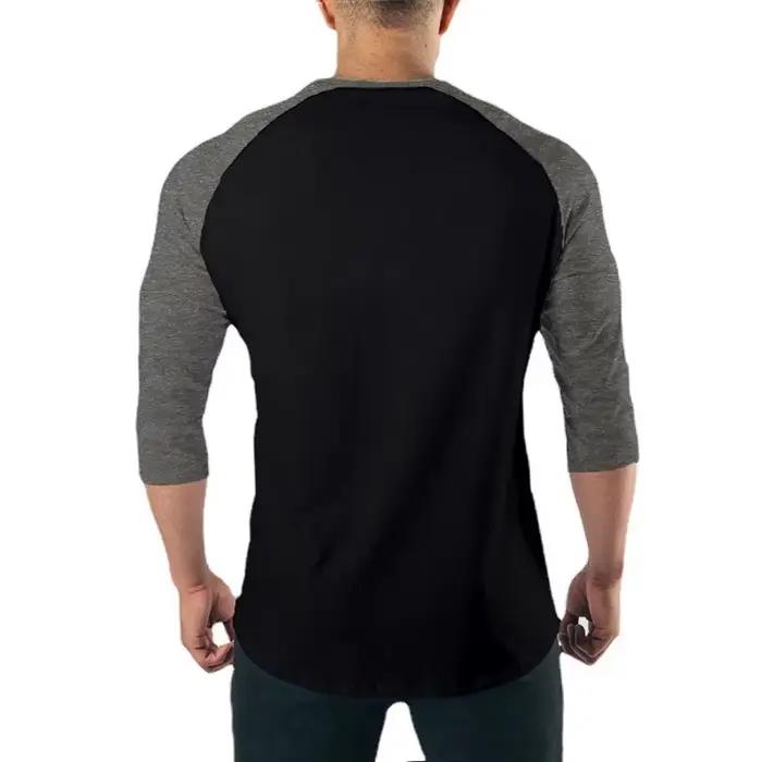 Chemise de sport à manches trois quarts pour hommes