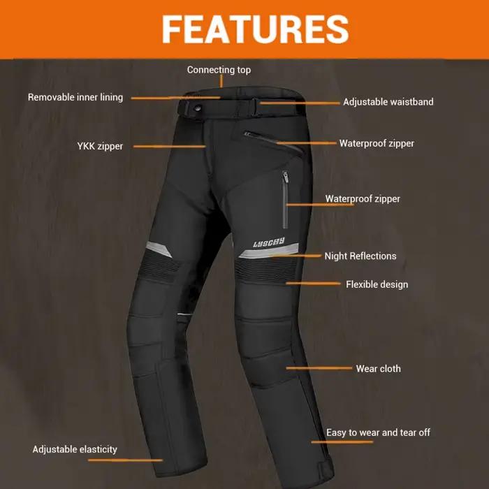 LYSCHY – veste de Moto imperméable pour homme