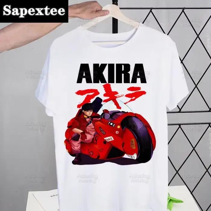 Akira Anime Manga japonais t-shirt hommes rétro hauts T-shirts Harajuku Neo Tokyo Shotaro Kaneda