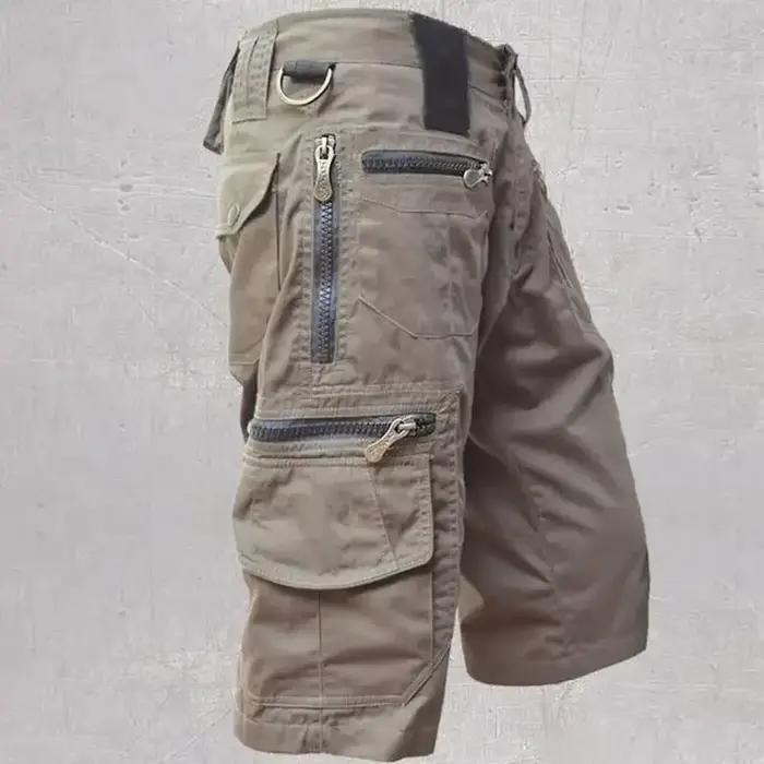 Short cargo droit décontracté pour homme