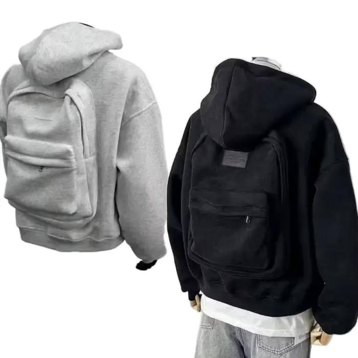 Sweat-shirt à capuche décontracté style américain pour homme et femme
