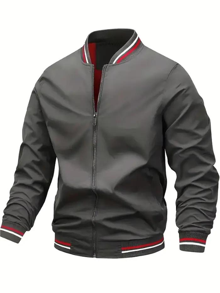 Veste coupe-vent décontractée pour hommes