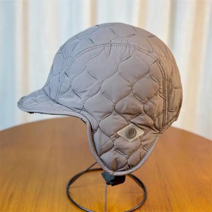 Chapeau Lei Feng en velours unisexe, hiver, laine d'agneau épaisse, chapeau de Protection des oreilles chaud, Ski en plein air, cyclisme, pilote, chapeaux russes