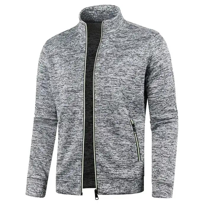 Pull décontracté à col montant pour hommes