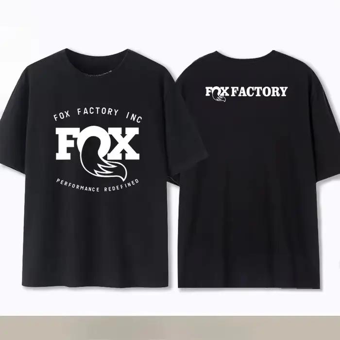 T-shirt commémoratif Summer Fox Racing Cross-country Mountain Bike, haut de qualité, à la mode, pour hommes et femmes, manches courtes, col rond