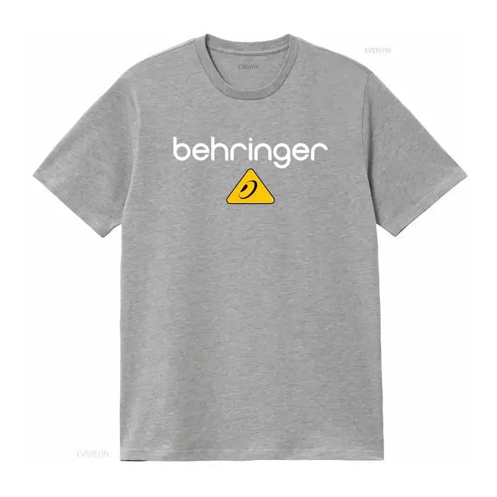 T-shirt en coton épais pour homme avec logo Behringer