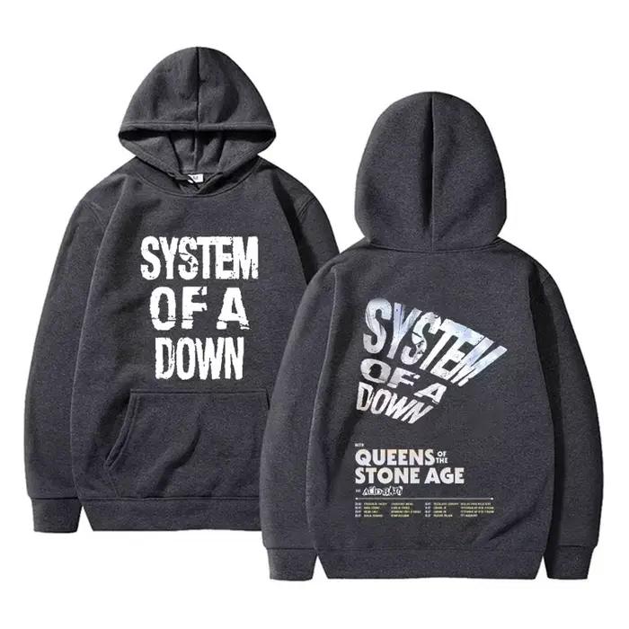 Offre spéciale système d'un Down Tour 2026 sweat à capuche hommes femmes mode Rock surdimensionné