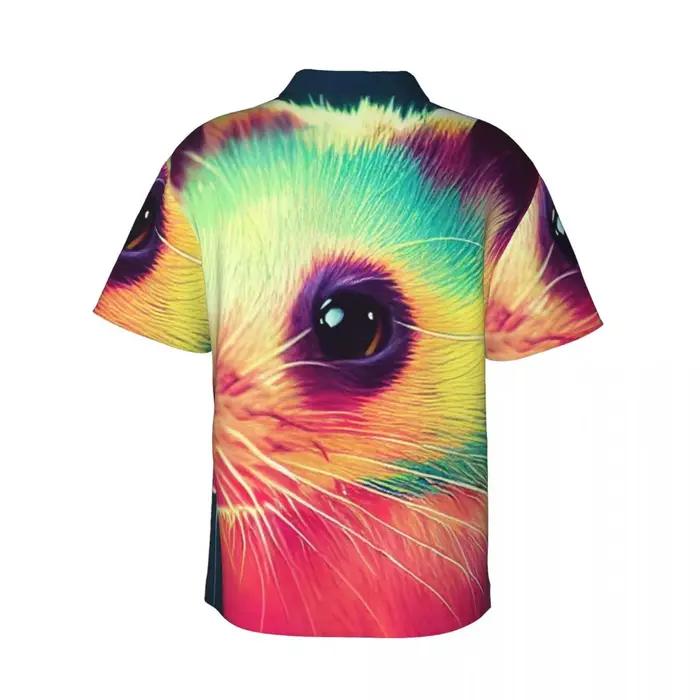 Chemise décontractée furet colorée pour hommes