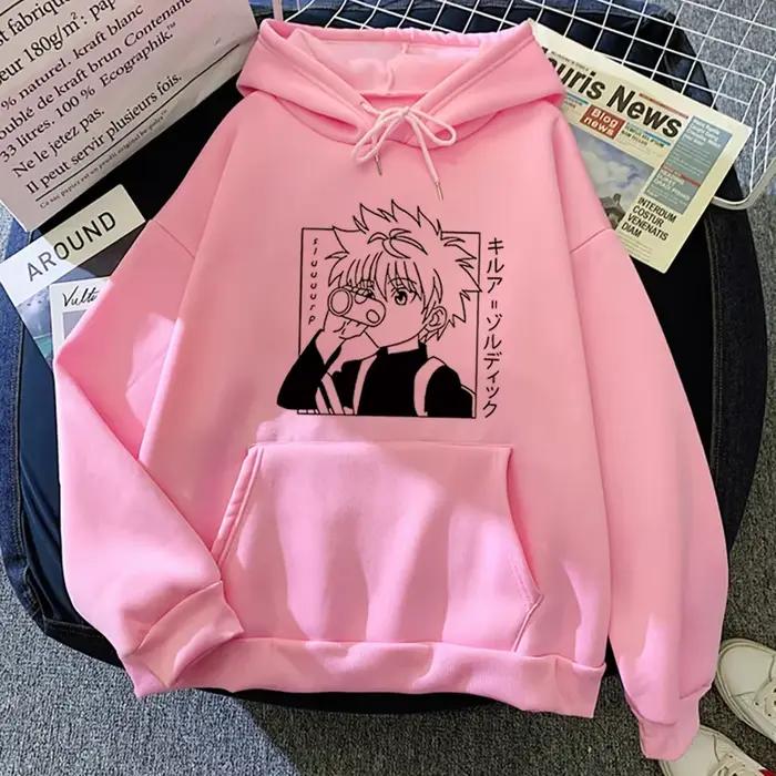 Hunter X Hunter Anime sweat à capuche pour hommes femmes Kurapika Manga sweats polaire automne hiver gothique Harajuku pull à capuche