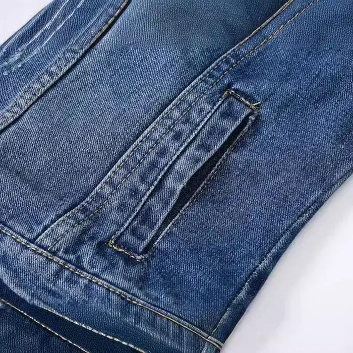 Veste en jean de couleur Pure pour femme