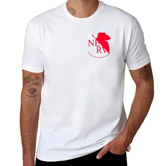 T-shirt Nerve Homme Imprimé Coton Léger et Respirant Pour Activités Outdoor et Vie Quotidienne