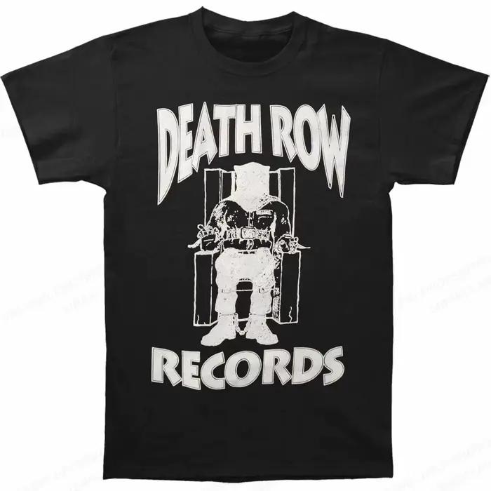 Death Row Records t-shirt hommes mode T-Shirts coton