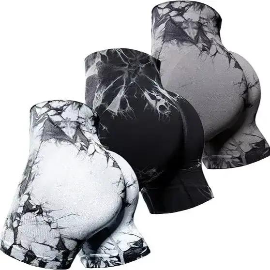 Short de sport sans couture pour femme
