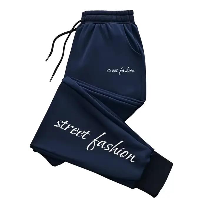 Pantalon de survêtement pour homme, décontracté, sportif, fitness, course à pied, jogging, taille élastique, confortable, long – Offre spéciale