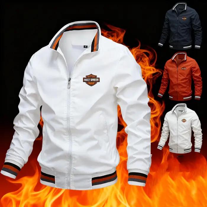 Cardigan de sport ample et décontracté pour moto tout-terrain, veste grande taille à la mode pour Harley Davidson Electra Glide Classic