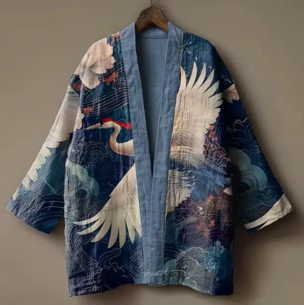 Nouveau Kimono Japonais Grande Taille