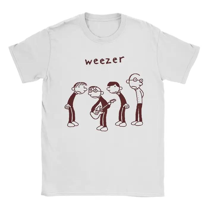 Weezer 1994 Album bande t-shirt pour hommes femmes cadeau t-shirts vêtements en coton