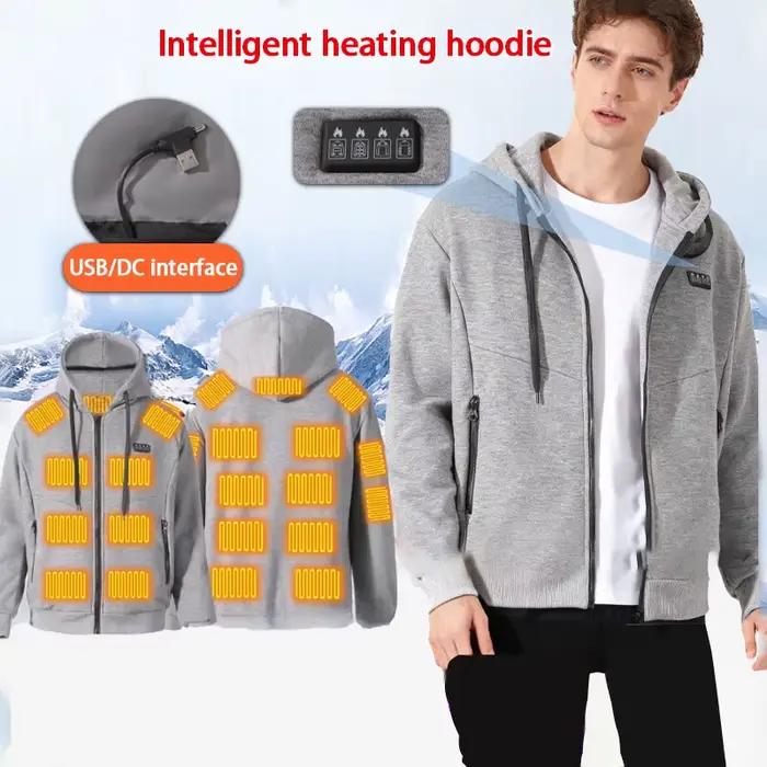 Sweat à capuche chauffant intelligent pour homme