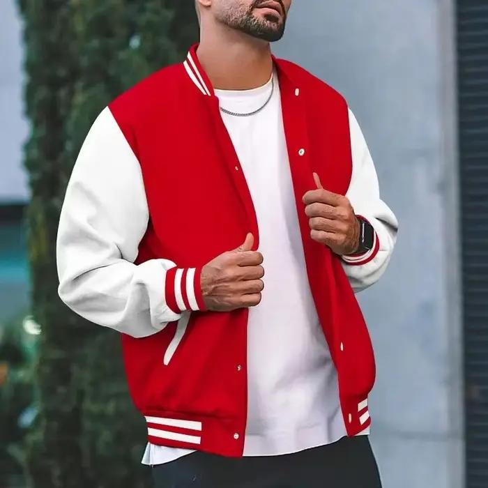 Veste de baseball rétro pour homme