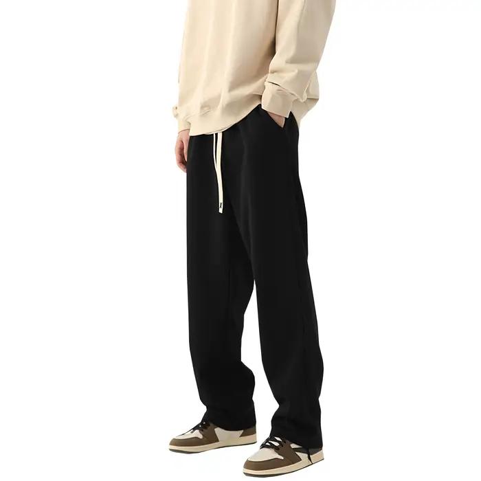 Pantalon de jogging homme Baggy design moderne polyester respirant pour hommes四季通用高街风格运动裤适合男士日常穿着