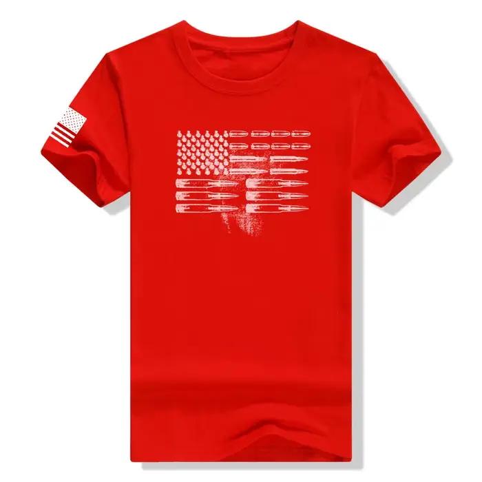 Ammo – T-Shirt avec drapeau américain pour homme