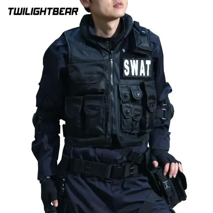Gilet tactique militaire SWAT unisexe
