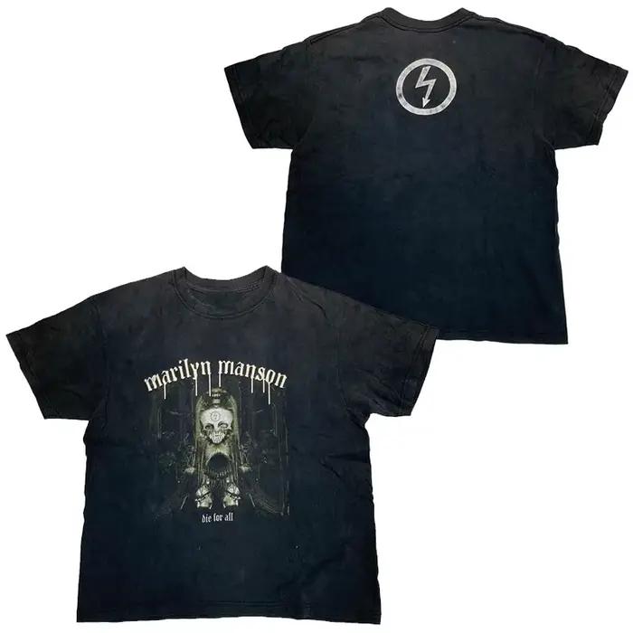 T-shirt décontracté abstrait Marilyn Manson