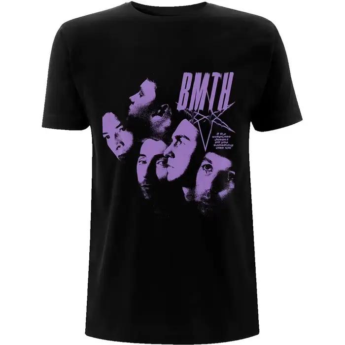 T-Shirt Nun Bring Me The Horizon en coton pour hommes et femmes