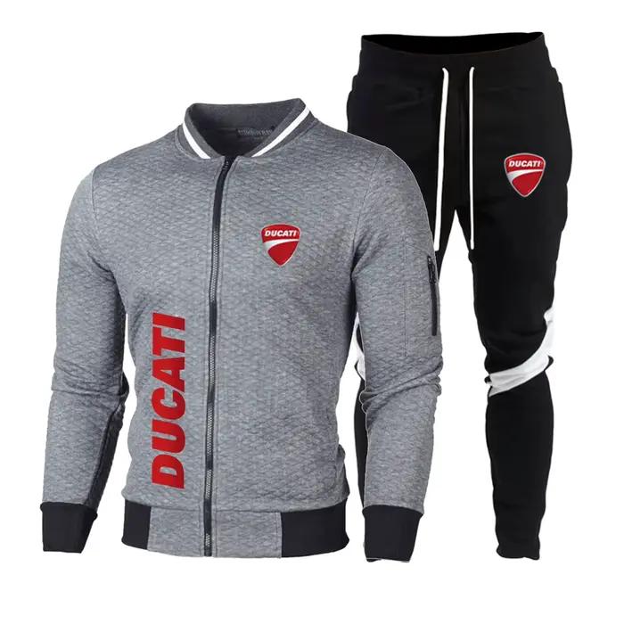 Ensembles pour hommes, veste de baseball + pantalon de sport