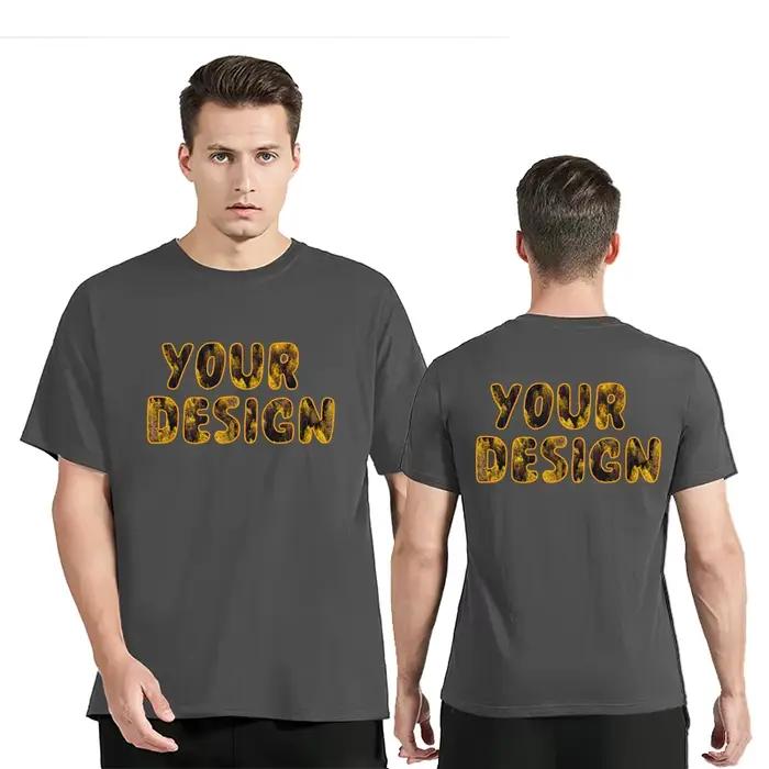 Personnaliser T-shirt en coton pour hommes votre propre