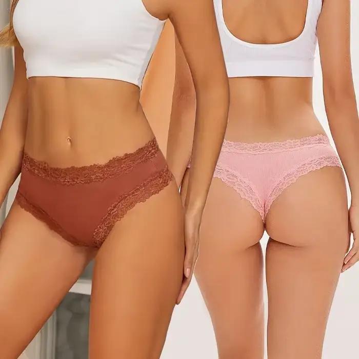 Sous-vêtements brésiliens en coton pour femmes