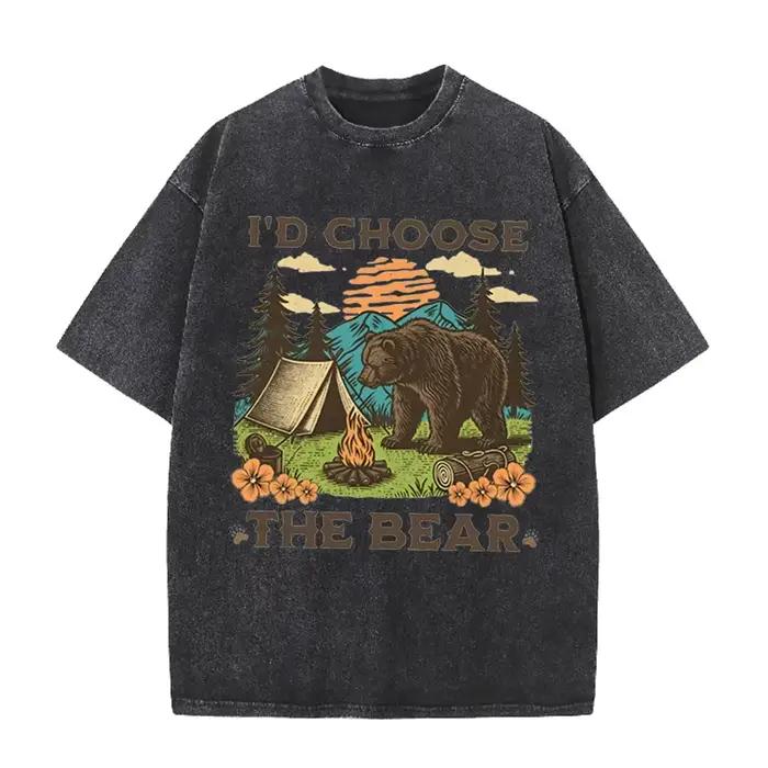 T-shirt décontracté en coton à col rond et manches courtes pour femme