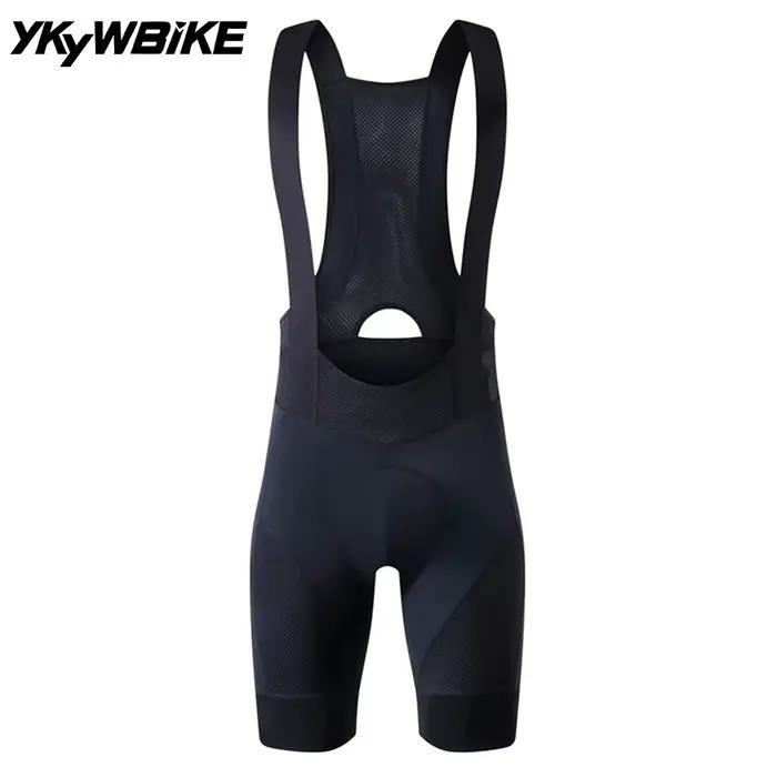 YKYWBIKE cuissard à bretelles de cyclisme hommes vêtements de plein air vélo Ride 6 heures rembourré bavoir
