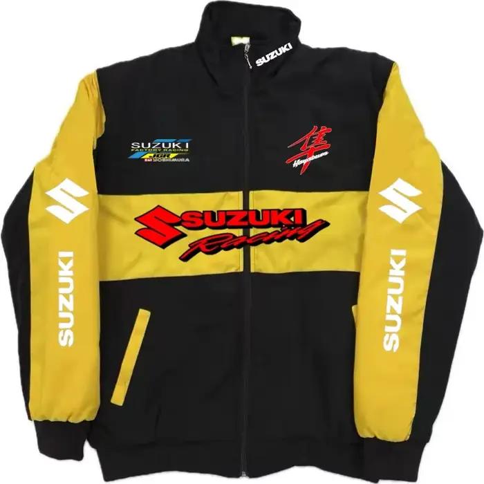 Blouson de moto Suzuki Racing tendance pour homme et femme