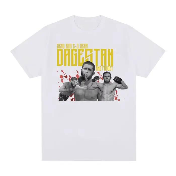 Envoyez-le 2-3 ans Daghestan et oublier T-shirt Islam Makhachev Fans T-shirt drôle hommes femmes mode Vintage à manches courtes t-shirts