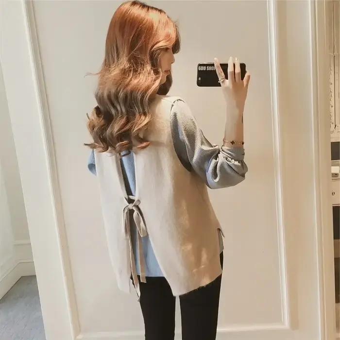 Gilet de style coréen pour femmes