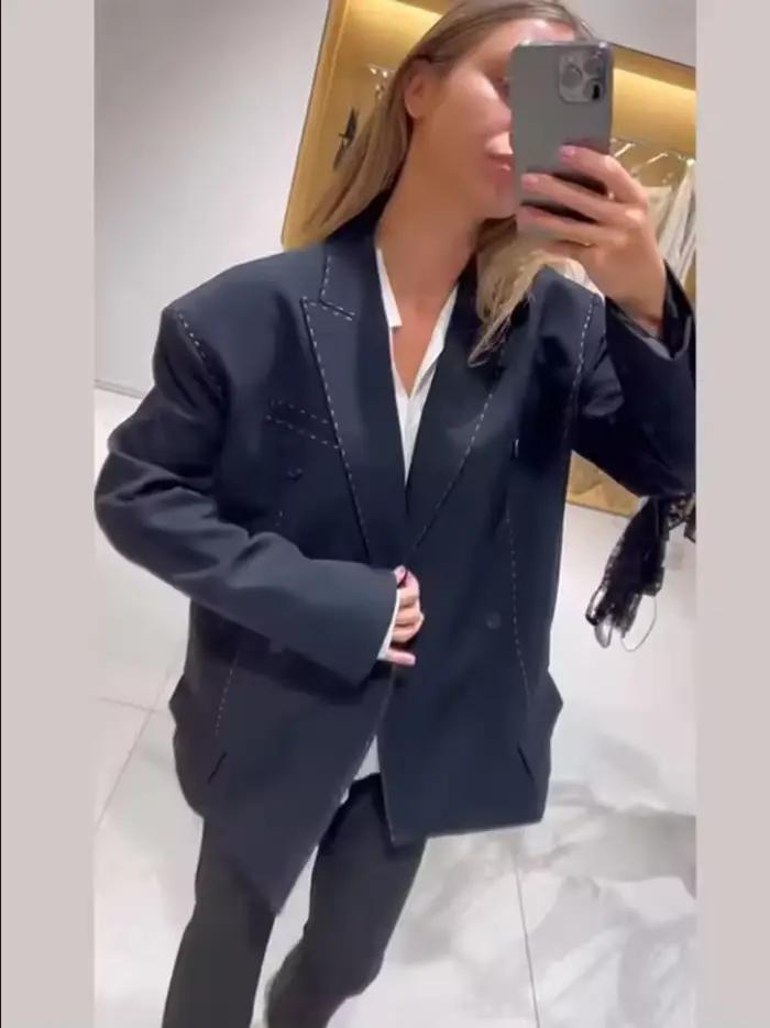 Veste de bureau chic pour femme