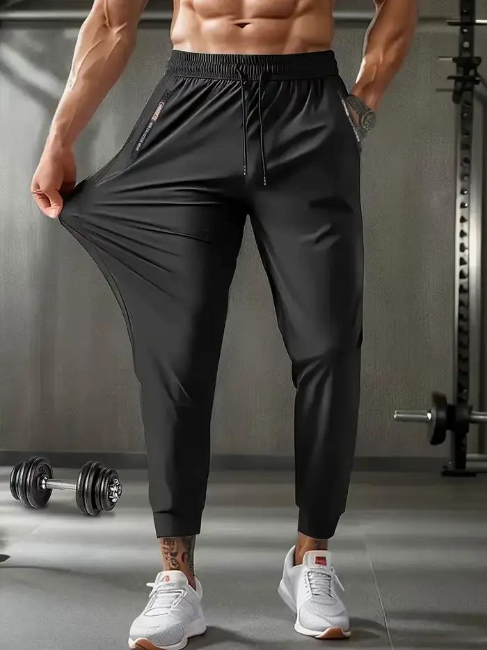 Pantalon de jogging tendance pour homme à imprimé croisé