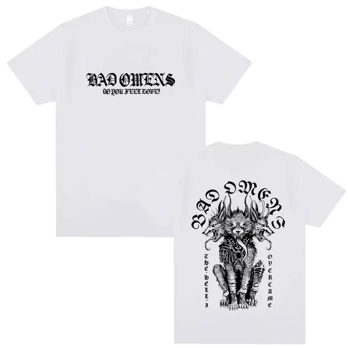T-shirt Bad Omens Do You Feel Love Tour 2026 pour hommes et femmes