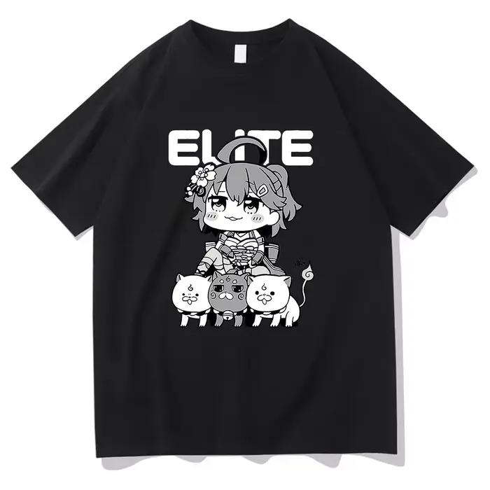 T-shirt unisexe en coton Anime Cartoon