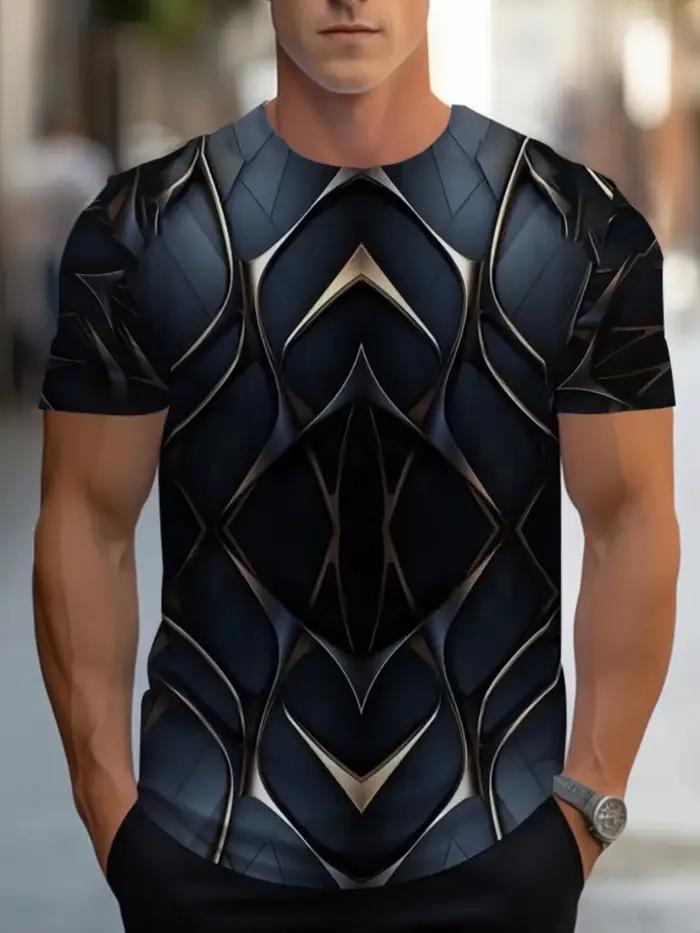 T-shirt 3D pour hommes