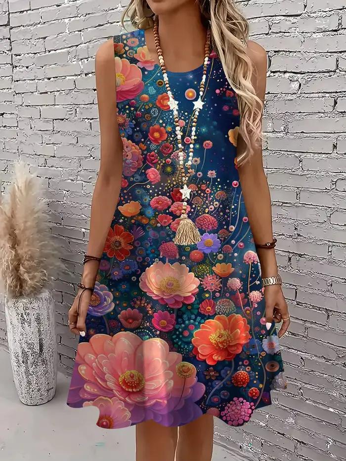 Robe sans manches pour femmes