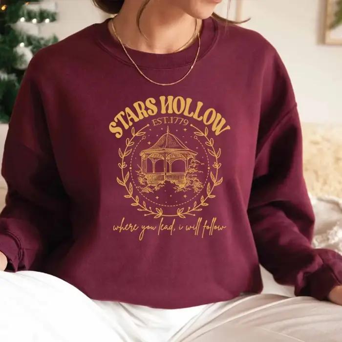 Sweat-shirt Hollow Stars Where You Lead I Will Follow
