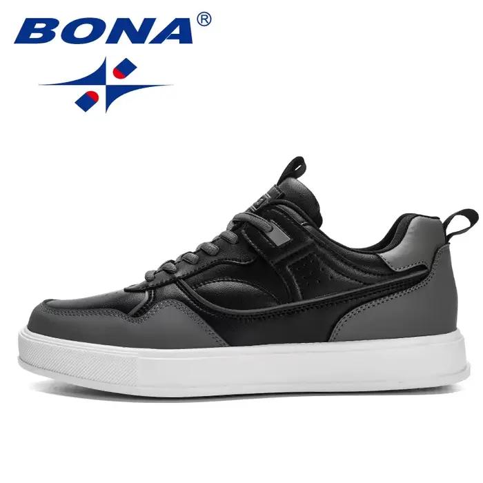 BONA nouveaux créateurs chaussures décontractées baskets à la mode hommes