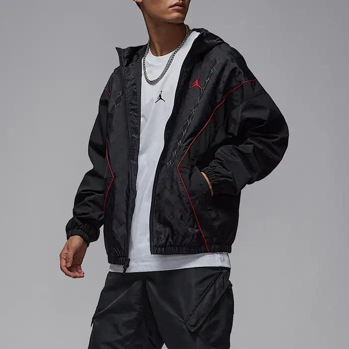 Veste de sport respirante Nike JORDAN pour hommes, beige, avec capuche, pour course et entraînement, idéale pour les marathons et les sorties sportives